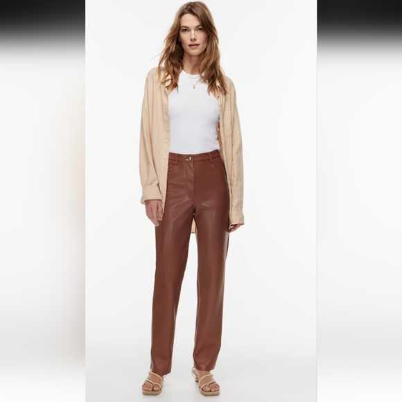 SOLD Aritzia Melina Cognac Size 6 - Picture 1 of 10